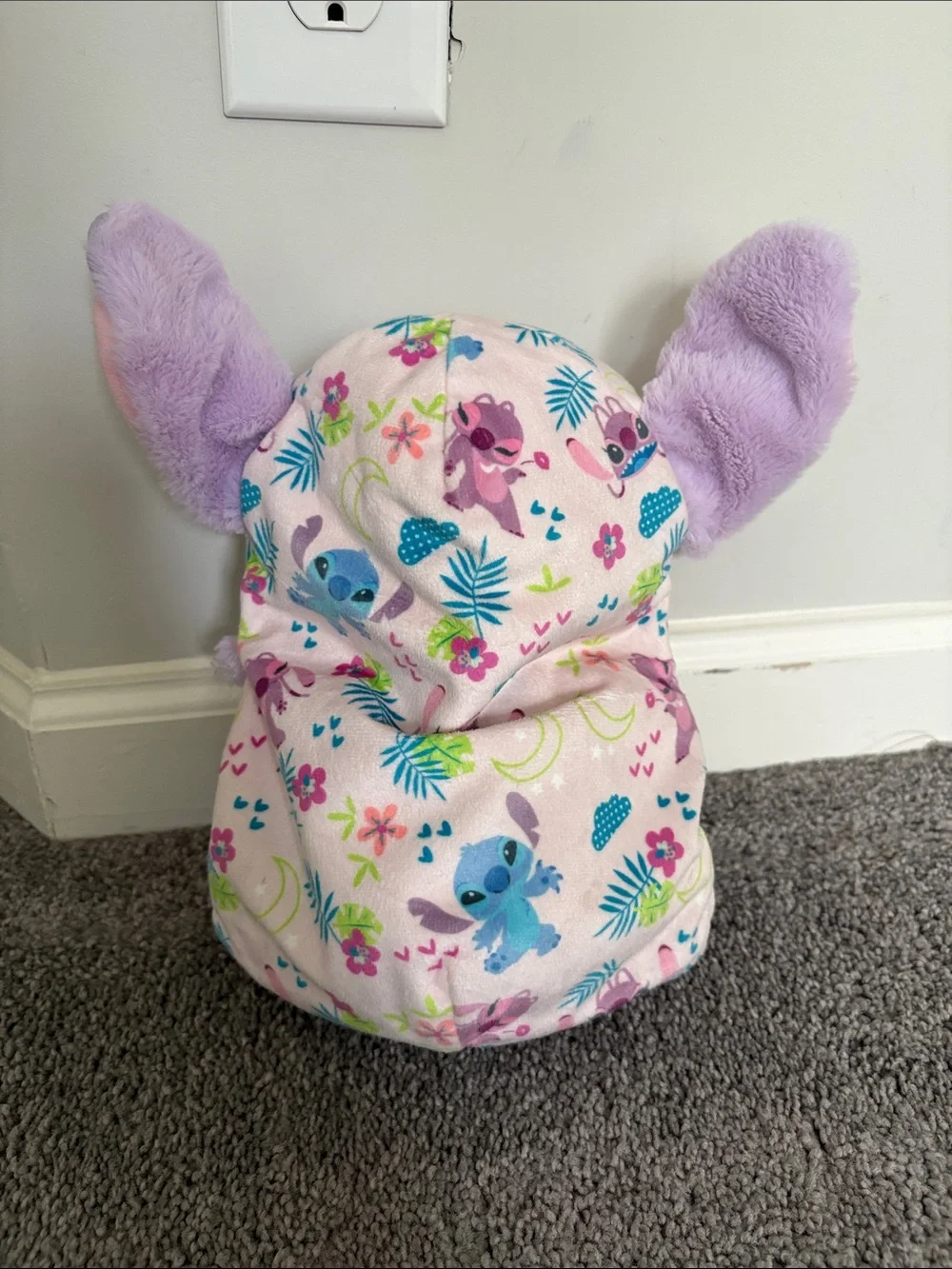 Disney Lilo & Stitch Angel Plush with Blanket Pouch